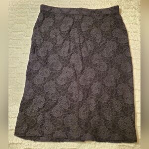Maeve Floral Lace Pencil Skirt